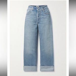 citizens of humanity Ayla cuffed baggy jeans